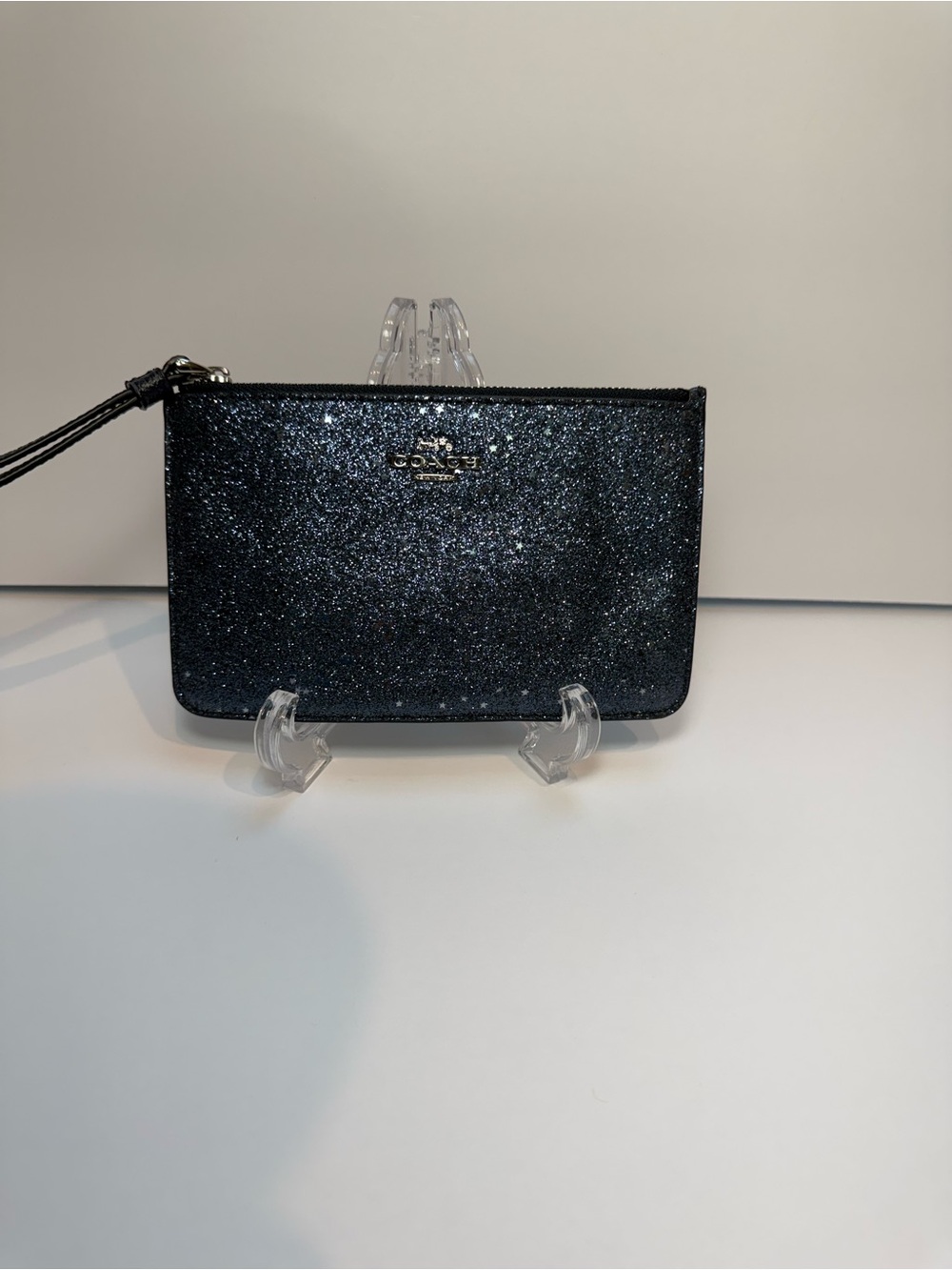 Coach The Glitter Collection Women’s Blue Star Glitter Wristlet